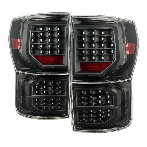 Picture of Xtune Toyota Tundra 07 - 13 LED Tail Lights Black ALT - JH - TTU07 - LED - G2 - BK