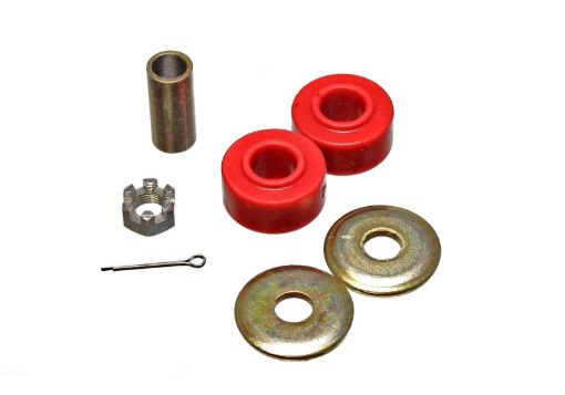 Picture of Energy Suspension 63 - 82 Chevy Corvette Red Power Steering Ram Bushing Set