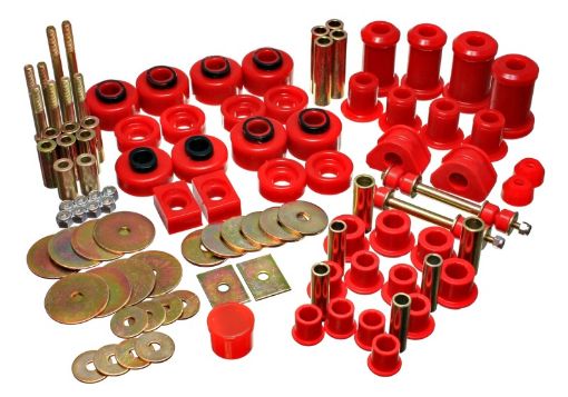 Picture of Energy Suspension Ford F - 150F - 250 4WD Red Hyper - flex Master Bushing Set