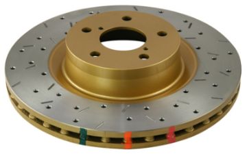 Picture of DBA 02 - 05 Chevrolet SilveradoGMC Sierra 4000 Series Drilled and Slotted Rear Rotor