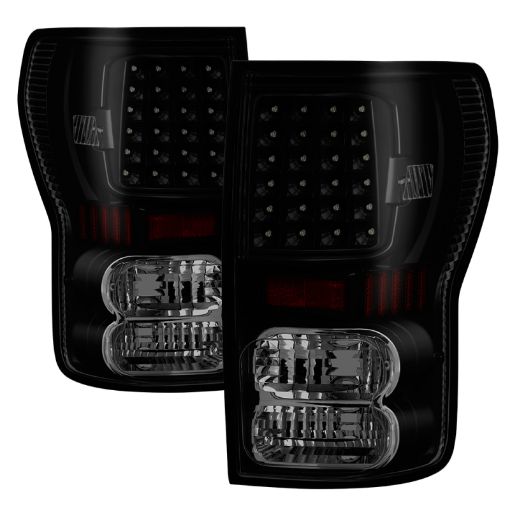 Picture of Xtune Toyota Tundra 07 - 13 LED Tail Lights Black Smoke ALT - ON - TTU07 - LED - BSM