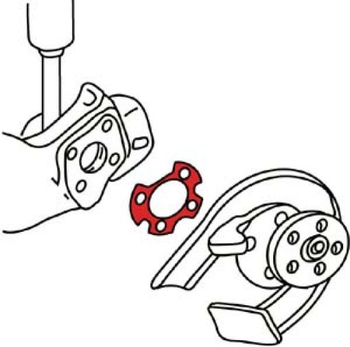 Picture of SPC Performance 99 - 05 VW GolfJetta00 - 06 Audi TT Nylon Positive Camber Shim (1.0deg.)