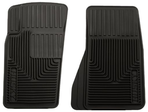 Picture of Husky Liners 07 - 11 Jeep Wrangler (BaseUnlimited)02 - 07 Liberty Heavy Duty Black Front Floor Mats