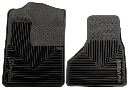 Picture of Husky Liners 08 - 10 Ford F - 250F - 350F - 450 SuperDuty Heavy Duty Black Front Floor Mats