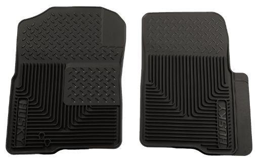 Picture of Husky Liners 04 - 09 Ford F - 150 Custom Fit Heavy Duty Black Front Floor Mats