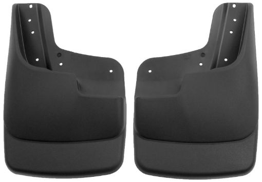 Picture of Husky Liners 99 - 09 Ford SuperDuty RegSuperCrew Cab Custom - Molded Front Mud Guards (wFlares)