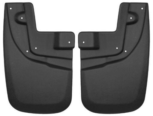 Picture of Husky Liners 05 - 12 Toyota Tacoma RegualrDouble CabCrew Max Custom - Molded Front Mud Guards