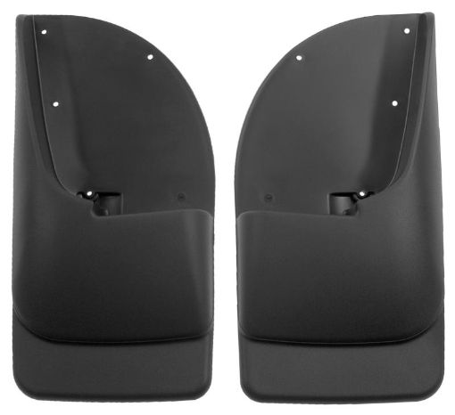 Picture of Husky Liners 99 - 09 Ford F - 250F - 350 SuperDuty Custom - Molded Rear Mud Guards (wo Flares)