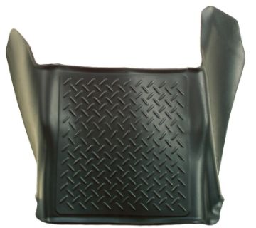 Picture of Husky Liners 08 - 10 Ford SuperDuty SuperCrew Cab WeatherBeater Center Hump Black Floor Liner
