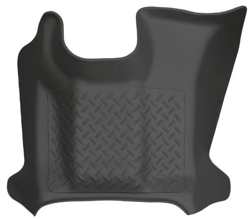 Picture of Husky Liners 11 - 12 Ford F - 250 - F - 450 SD SuperCrew Cab Classic Style Center Hump Black Floor Liner