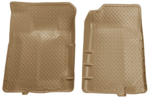 Picture of Husky Liners 92 - 94 Chevy BlazerGMC Yukon Full Size (2DR) Classic Style Tan Floor Liners