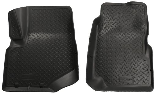 Picture of Husky Liners 02 - 08 GM TrailblazerBravadaEnvoy05 - 08 Saab 9 - 7X Classic Style Black Floor Liners