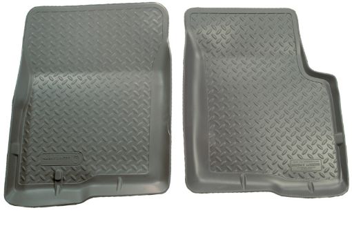 Picture of Husky Liners 05 - 12 Nissan Frontier11 - 12 Suzuki Equator Ext Crew Cab Classic Style Gray Floor Liners