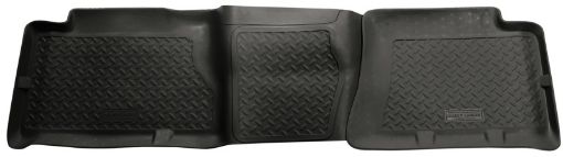 Picture of Husky Liners 04 - 06 Chevrolet SilveradoGMC Sierra HD Classic Style 2nd Row Black Floor Liners