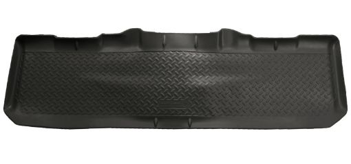 Picture of Husky Liners 99 - 07 Ford F - 250 - F - 550 Super Duty Crew Cab Classic Style 2nd Row Black Floor Liners