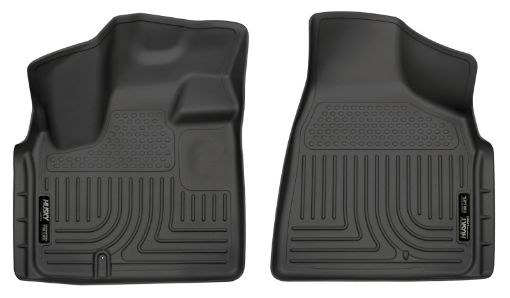 Picture of Husky Liners 08 - 12 Chrysler Town CountryDodge Grand Caravan WeatherBeater Black Floor Liners