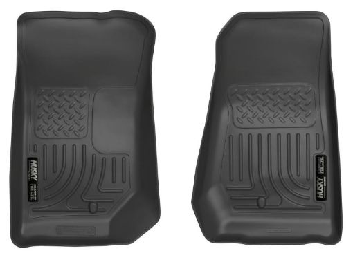 Picture of Husky Liners 07 - 12 Jeep Wrangler WeatherBeater Black Floor Liners