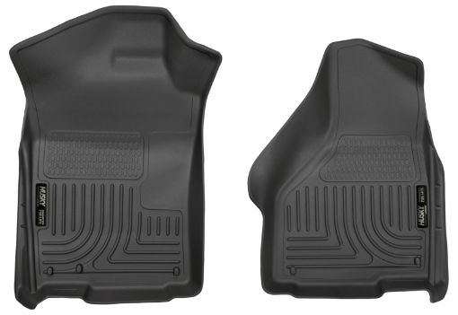 Picture of Husky Liners 03 - 12 Dodge Ram 150025003500 Series RegularQuad Cab WeatherBeater Black Floor Liners