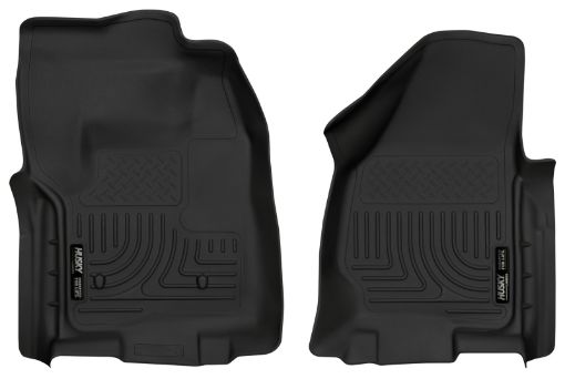Picture of Husky Liners 2012.5 Ford SuperDutyF - 250F - 350 Regular Cab WeatherBeater Black Floor Liners