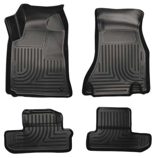 Picture of Husky Liners 08 - 12 Dodge Challenger WeatherBeater Combo Black Floor Liners