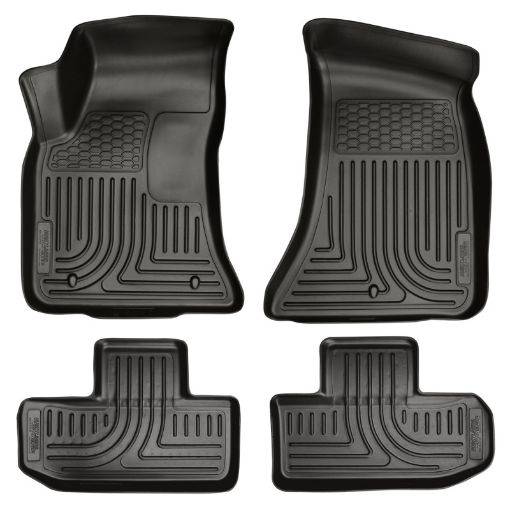 Picture of Husky Liners 11 - 12 Dodge Challenger WeatherBeater Combo Black Floor Liners
