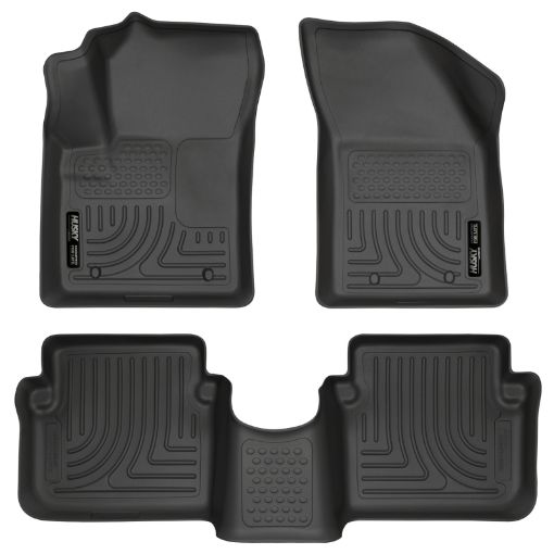 Picture of Husky Liners 11 - 12 Dodge AvengerChrysler 200 WeatherBeater Combo Black Floor Liners