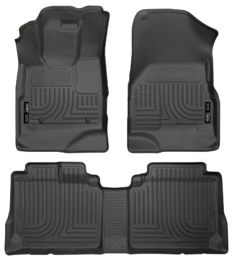 Picture of Husky Liners 10 - 12 Chevy EquinoxGMC Terrain WeatherBeater Combo Black Floor Liners