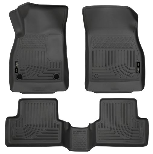 Picture of Husky Liners 11 - 12 Chevrolet Cruze WeatherBeater Combo Black Floor Liners
