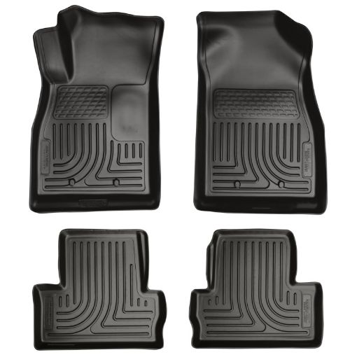 Picture of Husky Liners 11 - 12 Chevrolet Volt WeatherBeater Combo Black Floor Liners