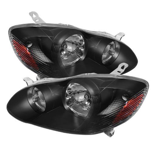 Picture of Xtune Toyota Corolla 03 - 06 Crystal Headlights Black HD - JH - TC03 - AM - BK