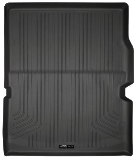 Picture of Husky Liners 11 - 22 Dodge Durango WeatherBeater (Over Folded 3rd Row) Black Rear Cargo Liner