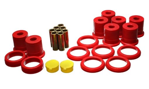Picture of Energy Suspension 92 - 97 Crown Victoria 92 - 97 Grand Marquis Red Rear End Control Arm Bushing Set