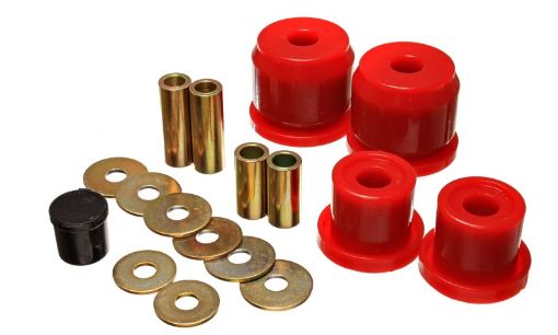 Picture of Energy Suspension 00 - 09 Honda S2000 Red Rear Differential Carrier Bushing Set