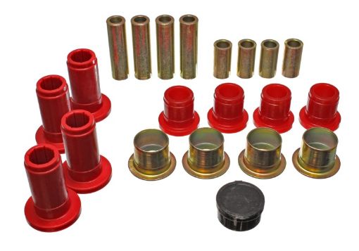 Picture of Energy Suspension 94 - 01 Ram 1500 94 - 02 Ram 25003500 2WD Red Front Control Arm Bushing Set