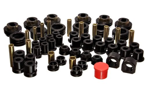 Picture of Energy Suspension 81 - 87 ChevyGMC 4WD (w Aftermarket Frt Springs) Blk Hyper - flex Master Bushing Set