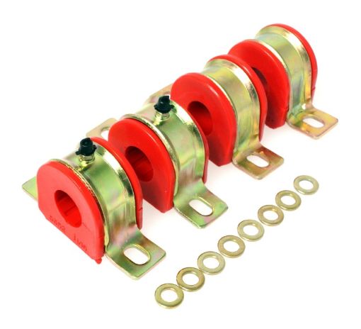 Picture of Energy Suspension 73 - 94 GM K5 Blazer73 - 81 C - 10C1500 PU Red 1 - 18in Front Sway Bar Bushing Set