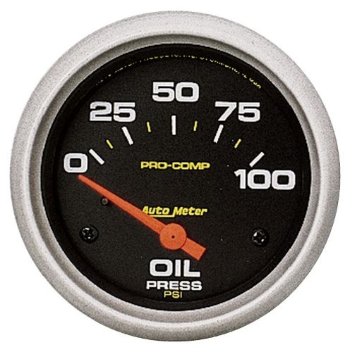 Picture of Autometer Pro Comp Short Sweep Electronic 0 - 100 PSI Oil Pressure Gauge