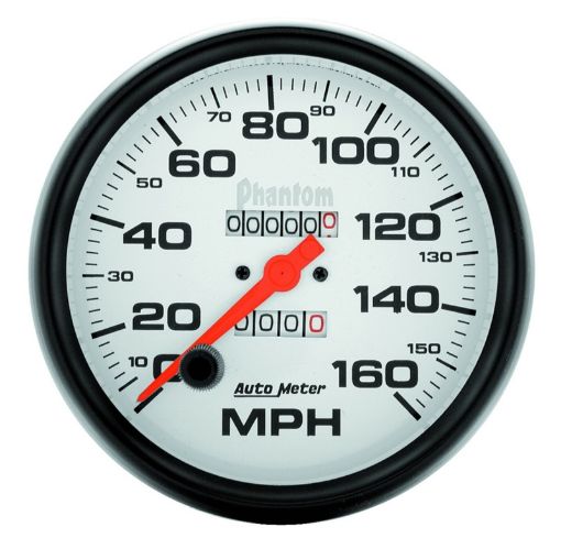 Picture of Autometer Phantom 5in 160 MPH In - Dash Mechanical Speedometer