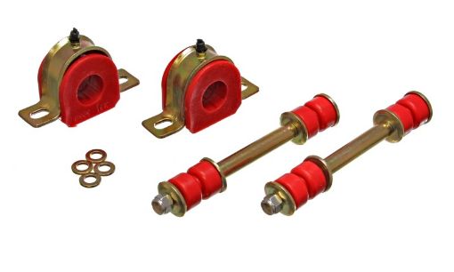 Picture of Energy Suspension 82 - 04 Chevy S10 BlazerS10 PU Red Front Sway Bar Bushing Set w 1 - 116in End Links