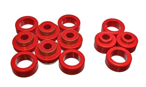 Picture of Energy Suspension 87 - 96 Dodge Dakota 2WD Red Body (Cab) Mount Set