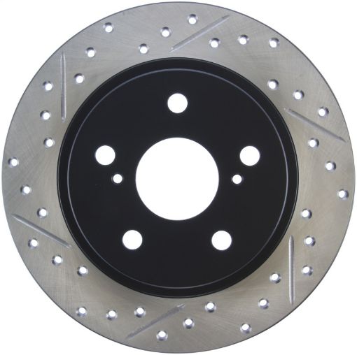 Picture of StopTech SportStop 10 - 13 Scion tC Slotted Drilled Right Rear Rotor