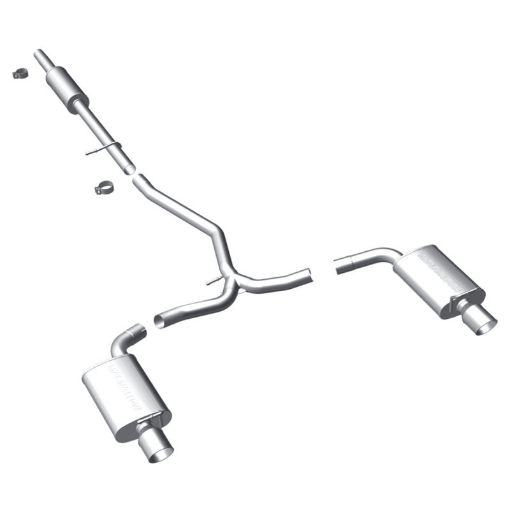 Picture of MagnaFlow 11 - 13 Ford Explorer V6 3.5L SS Catback Exhaust Dual Split Rear Exit w 3.5in SS Tips