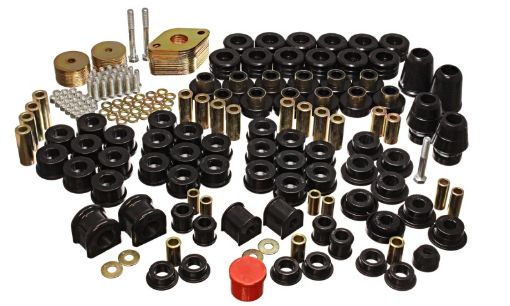 Picture of Energy Suspension 07 - 11 Jeep JK 4dr Black Hyper - Flex Master Bushing Set