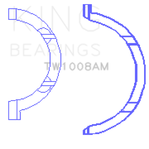 Picture of King Nissan QR25DE DOHC 16 Valve Thrust Washer Set