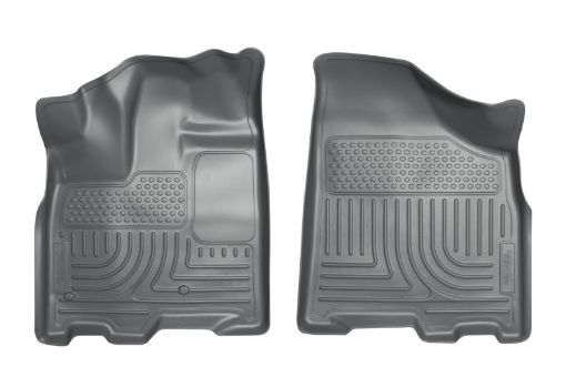 Picture of Husky Liners 13 Toyota Sienna WeatherBeater Gray Front Floor Liners
