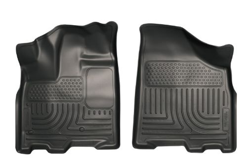 Picture of Husky Liners 13 Toyota Sienna WeatherBeater Black Front Floor Liners