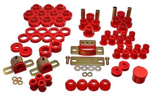 Picture of Energy Suspension 80 - 86 Jeep CJ7 Red Hyper - Flex Master Bushing Set