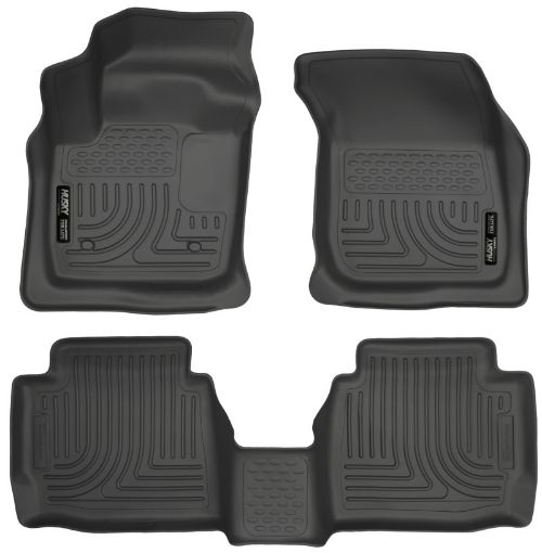 Picture of Husky Liners 13 - 16 Ford Fusion WeatherBeater Combo Black Floor Liners