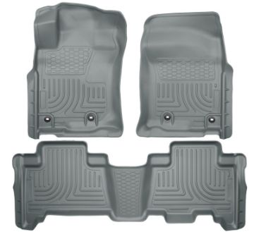 Picture of Husky Liners 2013 Toyota 4Runner WeatherBeater Grey Front 2nd Seat Floor Liners