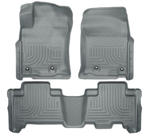 Picture of Husky Liners 2013 Toyota 4Runner WeatherBeater Grey Front 2nd Seat Floor Liners